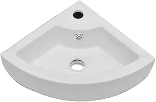 Lavabo de salle de bain en forme de triangle estink 45 x 32 x 12,5 cm design moderne en céramique blanche avec trou d'évacuation 4,5 cm et trou pour robinetterie 3,5 cm. La boutique en ligne DIAYTAR COTE D'IVOIRE se démarque par sa capacité à offrir une gamme étendue de produits de marques renommées. Elle mise sur la satisfaction de ses clients en proposant des services de livraison rapides et des options de paiement flexibles. Grâce à cette approche, DIAYTAR COTE D'IVOIRE est devenue une référence incontournable dans le paysage du commerce en ligne ivoirien.