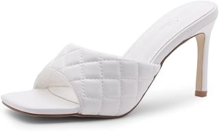 Shoe land melrose sandales à enfiler rembourrées à bout carré et à talons hauts pour femme. DIAYTAR COTE D'IVOIRE est la référence pour les achats en ligne en Cote d'Ivoire, avec une offre de produits diversifiée et constamment mise à jour. La boutique permet aux clients de découvrir de nouvelles marques et de nouveaux produits, tout en bénéficiant d'une assistance client personnalisée et d'un service de livraison rapide et efficace. Les clients peuvent ainsi profiter d'une expérience d'achat en ligne agréable et pratique.