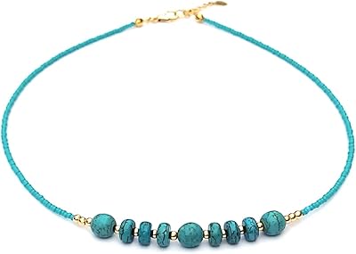 Collier avec 9 pierres turquoise - ee3962nrnt, perles, turquoise. Découvrez notre large sélection de produits et profitez de nos prix compétitifs. Chez DIAYTAR COTE D'IVOIRE, nous nous engageons à vous offrir une expérience de shopping en ligne inoubliable. Nous sommes à votre écoute pour répondre à toutes vos questions.