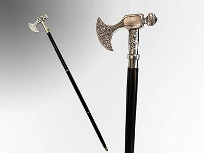 Piru canne de marche pour homme en étain massif bavarois avec manche en bois chromé massif, cadeau de guerrier. DIAYTAR COTE D'IVOIRE, la boutique en ligne généraliste de référence en Côte d'Ivoire, propose une sélection incroyable de plus de 300 000 articles pour répondre à tous vos besoins. Vous trouverez tout ce que vous cherchez, des produits de beauté et de santé aux électroménagers et aux vêtements. La qualité et la variété des produits sont garanties.