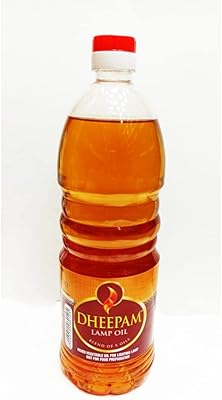 Huile de lampe deepam pour puja/cérémonies religieuses (1000 ml). DIAYTAR COTE D'IVOIRE s'efforce de promouvoir le commerce électronique en Côte d'Ivoire en offrant une plateforme facile à utiliser et accessible à tous. La boutique en ligne permet aux clients de découvrir de nouveaux produits, de comparer les prix et de faire des achats dès le confort de leur propre maison. Cela a contribué à renforcer la confiance des consommateurs dans les achats en ligne et à élargir le marché du commerce électronique dans le pays.