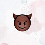 Planificateur de carnet de notes emoji diable violet souriant mignon : gestionnaire