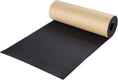 Éponge natgai en néoprène avec couche de caoutchouc mousse adhésive 1/4" d'épaisseur x