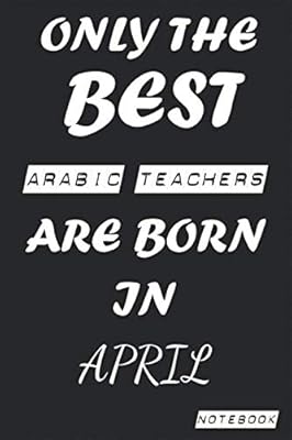 Seuls les meilleurs professeurs d'arabe naissent en avril carnet : anniversaire, travail, profession, journal de loisirs ou journal de remerciement, anniversaire, bienvenue, ... carte cadeau 6x9 pouces 120 pages lignées vierges. DIAYTAR COTE D'IVOIRE est une boutique en ligne généraliste qui propose plus de 300000 références de produits, ce qui en fait un leader du marché ivoirien. Avec une telle offre, les clients peuvent trouver tout ce dont ils ont besoin en un seul endroit. DIAYTAR COTE D'IVOIRE est synonyme de qualité et de fiabilité.