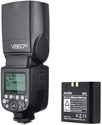 Godox v860ii-c blitzgerät pour canon dslr-kamera v860ii-c kit, schwarz