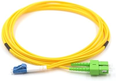 Câble à fibre optique duplex lszh decurve lc/upc-sc/apc monomode 9/125 (15 m)