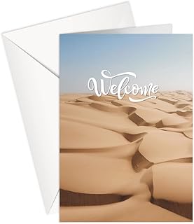 Carte de vœux - bienvenue | désert | p183 | sharethelove (grand a4)