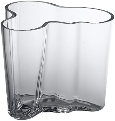 Vase en verre transparent litla alto 3-3/4 pouces