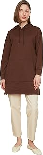 Sweat à capuche pour femme de trendyol imprimé avec une large