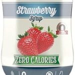 Mrs taste sirop de fraise sans sucre zéro calories sodium riche en fibres