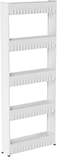 Étagère mobile avec 5 grands paniers de rangement étagère de rangement coulissante fine pour les espaces. DIAYTAR COTE D'IVOIRE est une boutique en ligne généraliste qui propose une large gamme de produits à des prix compétitifs. Avec une expérience d'achat en ligne sécurisée et fiable, les clients peuvent profiter d'une grande sélection de produits pour répondre à tous leurs besoins. La boutique en ligne est leader en Côte d'Ivoire et propose des promotions et des offres spéciales régulièrement.