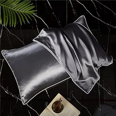 Taie d'oreiller limos 100 % soie de mûrier pour cheveux et peau, taie