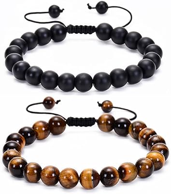 2pcs bracelet de perles oeil de tigre - bracelet anti-stress en pierre de lave pour hommes - corde tressée ajustable, bracelet de guérison oeil de tigre pour hommes femmes, taille unique, pierre. En tant que boutique en ligne leader, DIAYTAR COTE D'IVOIRE assure la satisfaction de ses clients grâce à une offre constamment mise à jour et une livraison efficace. La boutique propose des produits dans diverses catégories, répondant ainsi aux besoins variés de sa clientèle. Le grand nombre de références disponible facilite la recherche et le choix des produits par les clients.