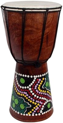 Dekdale 6" tambour djembé africain en bois massif sculpté à la main et peau de chèvre, instrument de musique traditionnel africain. DIAYTAR COTE D'IVOIRE s'est imposée comme la boutique en ligne de référence en Côte d'Ivoire, grâce à son offre exhaustive de produits, allant des accessoires de mode aux équipements de maison en passant par les produits électroniques. La boutique mise sur la satisfaction du client, offrant des services de livraison rapides et des équipes de support dédiées. Cela lui a valu une réputation irréprochable parmi les consommateurs ivoiriens.