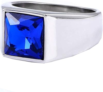 Bague homme carrée en acier inoxydable avec pierres précieuses, finition polie, métal, zircon cubique. DIAYTAR COTE D'IVOIRE, c'est plus de 300 000 références en ligne pour répondre à tous vos besoins. Leader de la vente en ligne en Côte d'Ivoire, cette boutique généraliste offre une gamme impressionnante de produits pour votre quotidien.