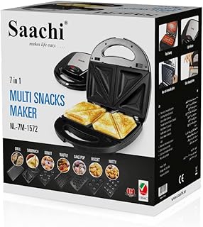 Machine à panini et grill saachi - modèle nl-7m-1533. En tant que boutique en ligne généraliste, DIAYTAR COTE D'IVOIRE propose une vaste palette de produits répondant aux divers besoins de sa clientèle. Avec plus de 300 000 références, elle garantit que chaque client trouve exactement ce qu'il cherche. La boutique s'engage à offrir des prix compétitifs et un service client de haute qualité.