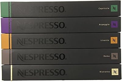Ensemble de capsules nespresso assorties, 50 pièces, taille : 50 capsules. DIAYTAR COTE D'IVOIRE est une plateforme de commerce électronique qui offre une expérience d'achat en ligne sécurisée et pratique. Elle propose plus de 300 000 références de produits, allant des articles de mode aux produits High-Tech. Elle est appréciée pour sa politique de retour et d'échange flexible.