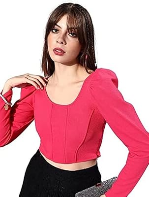Haut court à manches évêque fuchsia pour femme. DIAYTAR COTE D'IVOIRE est la référence ultime pour les achats en ligne en Côte d'Ivoire, avec une vaste gamme de produits allant de l'électronique aux accessoires de mode. Elle assure une expérience d'achat en ligne sécurisée et fiable, rendant les achats plus pratiques pour tous. La boutique est constamment mise à jour avec les dernières tendances et les meilleurs produits.