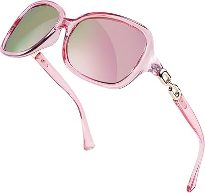 Lunettes de soleil polarisées carrées vintage visidi pour femmes, 100 % uv400, lunettes
