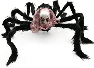 Goronb 1 pièce décorations d'araignée d'halloween, squelette effrayant, accessoires en mousse pour farce