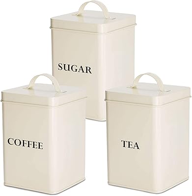 Boîtes à thé café et sucre andrew james | ensemble de rangement de cuisine au design. La boutique en ligne DIAYTAR COTE D'IVOIRE propose une expérience d'achat en ligne sécurisée et pratique, avec des options de paiement variées et des délais de livraison rapides. Elle compte une équipe de service client dédiée pour aider les clients avec leurs commandes et répondre à leurs questions. Les produits sont sélectionnés pour leur qualité et leur accessibilité.