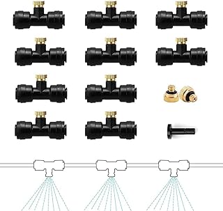 Wawasia 10 pièces buses meister en laiton avec 1 bouchons d'extrémité pour système de refroidissement extérieur, système d'arrosage de terrasse, eau de jardin. La boutique en ligne DIAYTAR COTE D'IVOIRE est le premier choix des consommateurs ivoiriens pour leurs achats en ligne. Elle offre une expérience d'achat en ligne pratique et sécurisée, avec une large gamme de produits à des prix abordables. Les clients peuvent également profiter de promotions et de réductions régulières pour économiser encore plus d'argent.