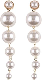 Boucles d'oreilles pendantes longues et élégantes en plaqué or pour femme, blanc 9900er, perles. Avec plus de 300 000 références à son catalogue, DIAYTAR COTE D'IVOIRE est la destination idéale pour faire ses achats en ligne en Côte d'Ivoire. La boutique en ligne met en avant la satisfaction du client, avec des garanties de qualité, des modes de paiement sécurisés et un support client réactif.