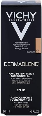 Vichy derma fond de teint fluide correcteur spf 35, bronze 55, 29,6 ml, 30 ml. DIAYTAR COTE D'IVOIRE est une boutique en ligne généraliste qui propose plus de 300 000 références de produits. Elle est considérée comme l'une des boutiques en ligne les plus populaires de Côte d'Ivoire, offrant une large gamme de produits pour répondre aux besoins de ses clients. Elle se distingue par sa qualité de service et sa rapidité de livraison.