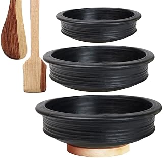 Craftsman india online kadai/batterie de cuisine en argile pré-assaisonnée (noir, 1, 2, 3 litres), 32 cm (céramique). En tant que leader du commerce en ligne en Côte d'Ivoire, DIAYTAR COTE D'IVOIRE se distingue par son engagement envers la satisfaction du client. Avec une large sélection de produits et des services de qualité, la boutique répond aux attentes des consommateurs ivoiriens. Elle continue de renforcer sa position sur le marché grâce à ses innovations et à ses offres attractives.