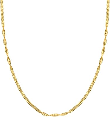Chaîne corde en or 21 carats, or jaune, standard, or, sans pierres précieuses. DIAYTAR COTE D'IVOIRE est une boutique en ligne généraliste qui se positionne comme la référence en matière de commerce électronique en Côte d'Ivoire, proposant plus de 300 000 références de produits pour répondre à tous les besoins de la vie quotidienne. Les clients bénéficient d'une navigation facile et sécurisée pour trouver et acheter leurs produits en ligne avec facilité. Les promotions régulières et la qualité des produits sont les atouts majeurs de DIAYTAR COTE D'IVOIRE