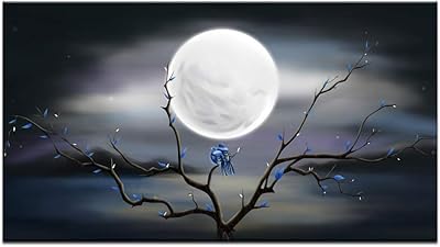 Art mural sur toile d'oiseaux d'amour modernes sur un arbre dans la nuit avec pleine. DIAYTAR COTE D'IVOIRE est une boutique en ligne généraliste qui propose plus de 300000 références de produits, ce qui en fait l'une des plus grandes plateformes de commerce en ligne de Côte d'Ivoire. Avec une large gamme de produits, les clients peuvent trouver tout ce dont ils ont besoin en un seul endroit. C'est la destination idéale pour les consommateurs ivoiriens qui cherchent à faire des achats pratiques et efficaces.