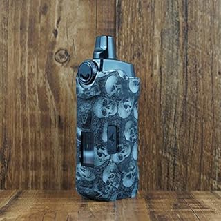 Coque autocollante en silicone roitech pour geekvape aegis boost plus (crâne noir)