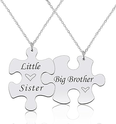 Collier big brother little sister pour garçons et filles, cadeaux d'anniversaire big brother, collier assorti, cadeau pour adolescents, garçons, cadeaux de noël pour hommes et femmes, collier assorti pour frères, taille s, métal non précieux, non. DIAYTAR COTE D'IVOIRE est une boutique en ligne généraliste réputée pour sa vaste gamme de produits, avec plus de 300 000 références. Elle est la boutique leader en Côte d'Ivoire, offrant une expérience d'achat en ligne de qualité. Les clients peuvent trouver tout ce dont ils ont besoin en un seul endroit.