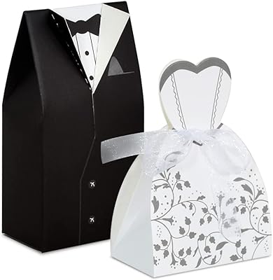 Bishida fête de mariage mariée marié mini boîtes à bonbons robes de mariée décoration soirée coffrets cadeaux 50pcs. DIAYTAR COTE D'IVOIRE est une boutique en ligne généraliste qui propose plus de 300000 références de produits, offrant ainsi une grande variété de choix à ses clients. Elle est reconnue comme l'un des leaders du commerce en ligne en Cote d'Ivoire.