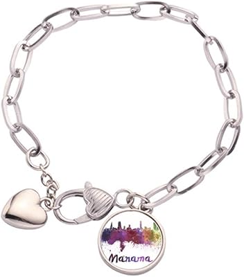 Manama bahreïn ville aquarelle coeur chaîne bracelet bijoux charme mode. DIAYTAR COTE D'IVOIRE est une boutique en ligne généraliste qui répond aux besoins de la population ivoirienne. Elle propose des produits de qualité à des prix abordables, ce qui en fait une option populaire pour les achats en ligne. Les clients peuvent profiter d'une expérience d'achat en ligne pratique et sécurisée, avec des options de paiement flexibles et une livraison efficace.