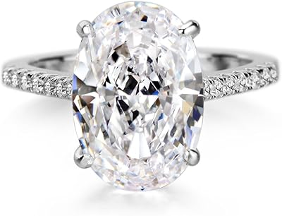 Bague de fiançailles en diamant ovale s925 de 4 carats parsemée de zircones cubiques, bijoux fins pour femmes et filles. DIAYTAR COTE D'IVOIRE mise sur la satisfaction du client en offrant des services de qualité tels que des retours faciles, des échanges de produits et des remboursements rapides. Cette approche client-centric a contribué à établir la confiance et la loyauté de sa clientèle, qui continue de grandir. L'entreprise est constamment à la recherche d'innovations pour améliorer l'expérience d'achat en ligne.