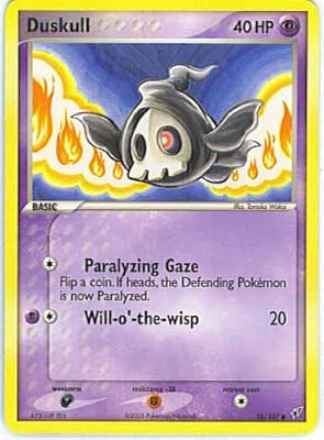 Pokemon - duskull (58) - ex deoxys - holofoil inversé