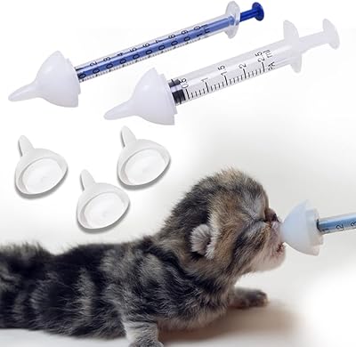 Tétine et seringue en silicone biberons pour chiots nouveau-nés de lait
