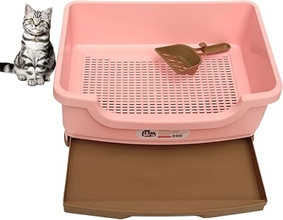 Grand bac à litière fermé pour chats et chatons, avec plateau amovible, poignée et cuillère, anti-éclaboussures, sans odeur (bleu). La boutique en ligne DIAYTAR COTE D'IVOIRE offre une expérience d'achat unique et personnalisée. Elle propose plus de 300000 références, allant des produits high-tech aux accessoires de mode, sans oublier les produits ménagers et les denrées alimentaires. Cette large sélection permet aux clients de trouver aisément ce qu'ils cherchent dans un même endroit.