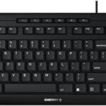 Clavier cherry stream tkl, design américain, clavier qwerty, clavier filaire, blue angel, sx