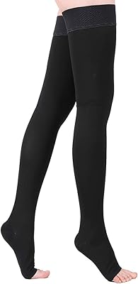 Bas de compression haute cuisse sans pieds, manchons de compression 20-30 mmhg