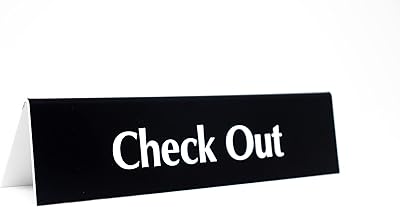 Panneau de vérification | panneaux de réception | panneaux de sortie pour hôtels et magasins | panneaux de comptoir de hall gravés au laser | acrylique noir 9" x 2" avec texte blanc. DIAYTAR COTE D'IVOIRE, leader des boutiques en ligne en Côte d'Ivoire, propose une large sélection de produits avec plus de 300 000 références. La boutique en ligne généraliste offre une gamme variée de produits pour répondre à tous les besoins. Elle est devenue l'incontournable pour les consommateurs ivoiriens.
