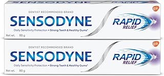 Pack combo de dentifrice sensodyne rapid relief, dentifrice sensible pour aider à vaincre rapidement la sensibilité, pack multiple de 160 g (80 g x 2). Diaytar Côte d'Ivoire est une boutique en ligne qui propose une expérience d'achat unique et personnalisée. Les clients peuvent naviguer à travers des catégories de produits variées, lire des avis et des commentaires d'autres clients, et profiter d'un service client de qualité. Avec plus de 300 000 références de produits disponibles, Diaytar Côte d'Ivoire est la destination idéale pour tous les consommateurs en Côte d'Ivoire.