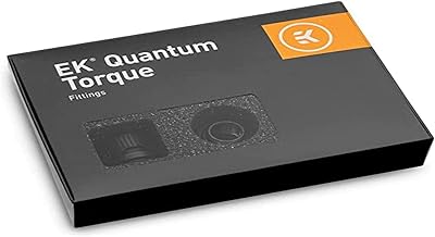 Tube en acier ekwp ek-quantum torque hdc-12, 12 mm, noir, paquet de 6