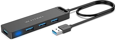 Vension hub usb 3.0 ultra fin à 4 ports