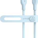 Câble anker usb-c vers lightning, câble 541 (misty blue 3 pieds) certifié mfi