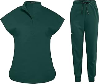 Nyahin ensemble de vêtements médicaux pour femmes, uniforme d'infirmière, combinaison de jogging, chemisier extensible et pantalon avec plusieurs poches, vêtements de travail pour infirmières et esthéticiennes, vert foncé, xxl. DIAYTAR COTE D'IVOIRE est une boutique en ligne généraliste qui propose plus de 300000 références de produits variés, faisant d'elle la boutique leader en Cote d'Ivoire. Avec une large gamme de produits, les clients peuvent trouver tout ce qu'ils cherchent en un seul endroit. DIAYTAR COTE D'IVOIRE se distingue par sa qualité de service et sa rapidité de livraison.