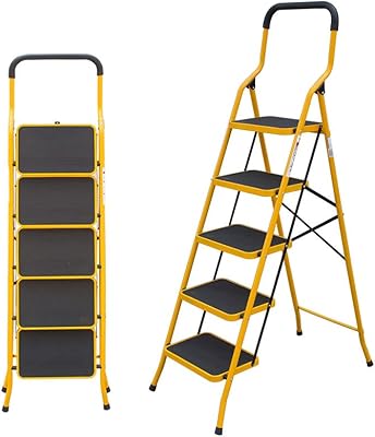 Échelle domestique multifonctionnelle pliable et sûre pour maison industrielle électrique (5 marches). La boutique en ligne DIAYTAR COTE D'IVOIRE est une plateforme conviviale et facile à utiliser, permettant aux clients de naviguer aisément à travers les différentes catégories de produits. Avec une offre constamment mise à jour, les clients peuvent découvrir de nouveaux produits et profiter de promotions exclusives. La boutique est dédiée à offrir une expérience d'achat en ligne personnalisée et agréable.