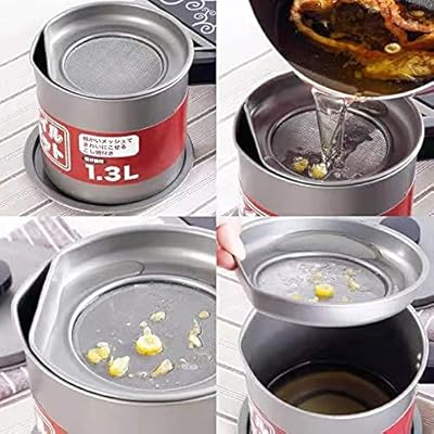 Récipient à graisse pour le stockage de l'huile de cuisson pot de filtre huile avec friteuse. La boutique en ligne DIAYTAR COTE D'IVOIRE se distingue par sa vaste gamme de produits, allant des électroniques aux vêtements et accessoires. Avec plus de 300 000 références, les clients sont sûrs de trouver ce qu'ils cherchent. La boutique est réputée pour sa qualité de service et ses prix compétitifs.