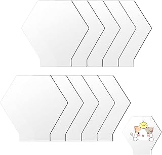 Panneau en acrylique moulé transparent | 10 pièces de base de lumière led